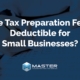 are tax preparation fees deductible