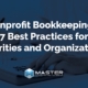 non profit bookkeeping